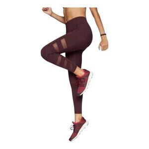 Athleta Slash Stealth 7/8 Tight Leggings Workout Yoga Athleisure Gym Women's S